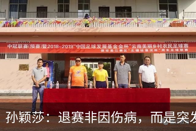 孙颖莎：退赛非因伤病，而是突发高烧影响表现